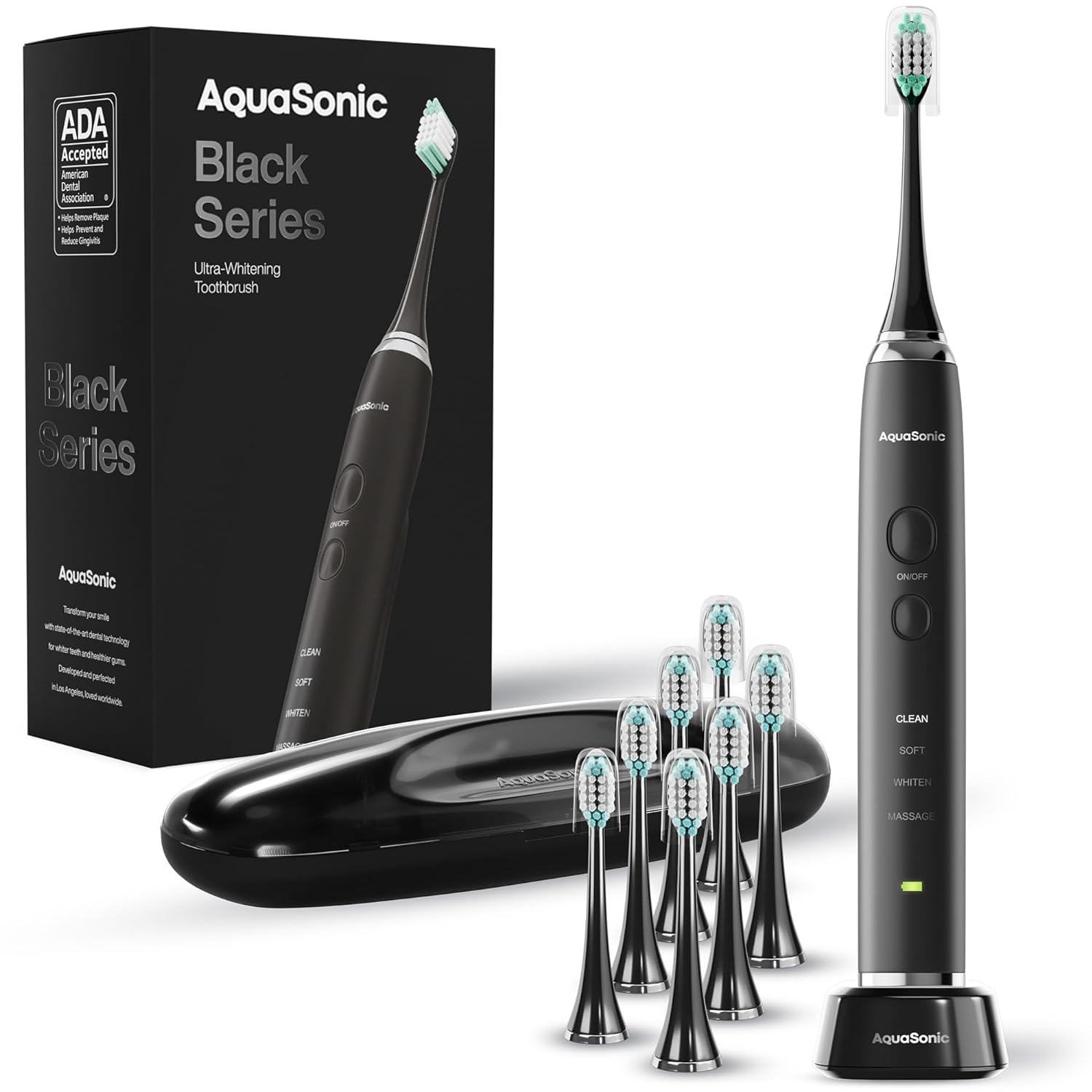2.	AquaSonic Black Series Ultra Whitening Toothbrush