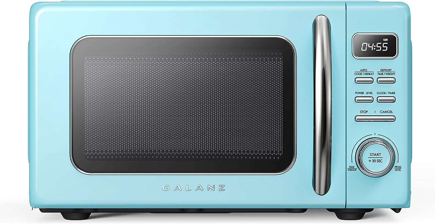 Galanz GLCMKZ09BER09 Retro Countertop Microwave Oven