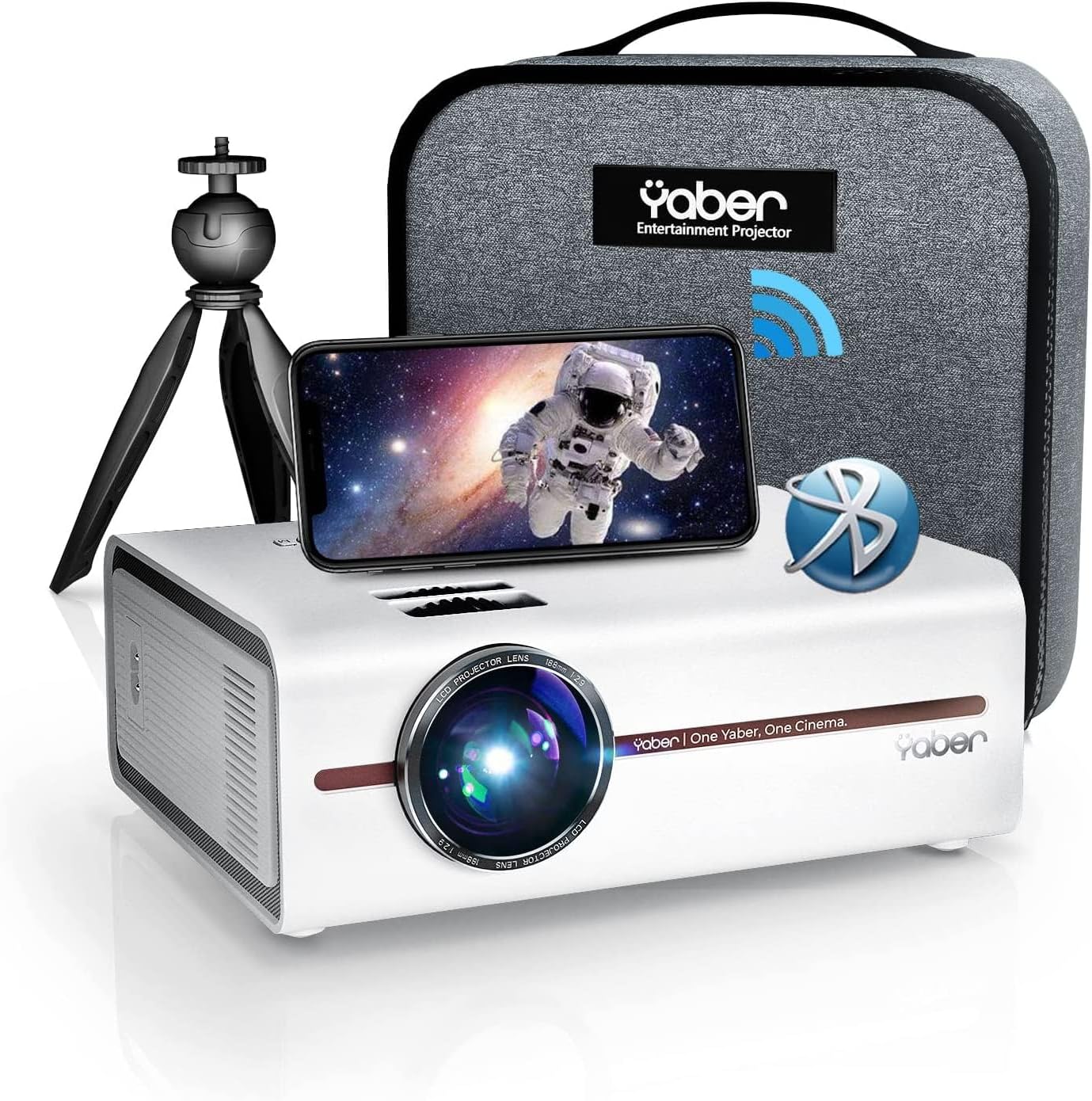  YABER Mini Projector with 5G WiFi and Bluetooth 5.1
