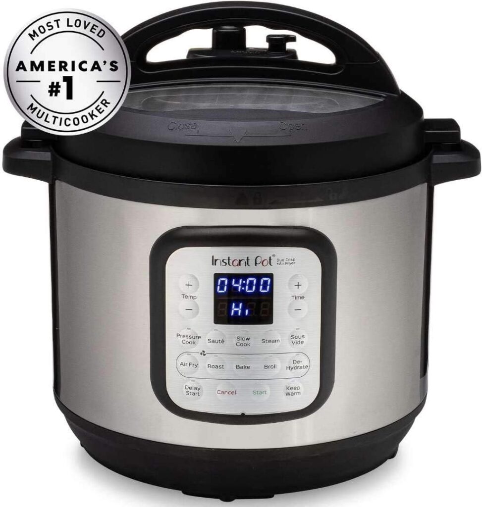 Instant Pot Duo Crisp 11-in-1 Electric Pressure Cooker and Air Fryer Combo 