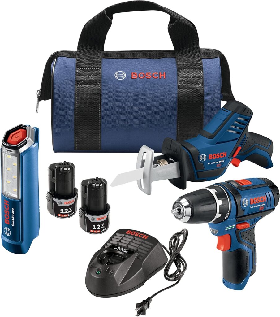 Bosch 12V Max 3-Tool Combo Kit 