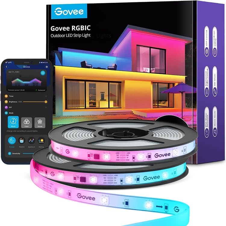 Govee Outdoor LED Strip Lights Waterproof - 