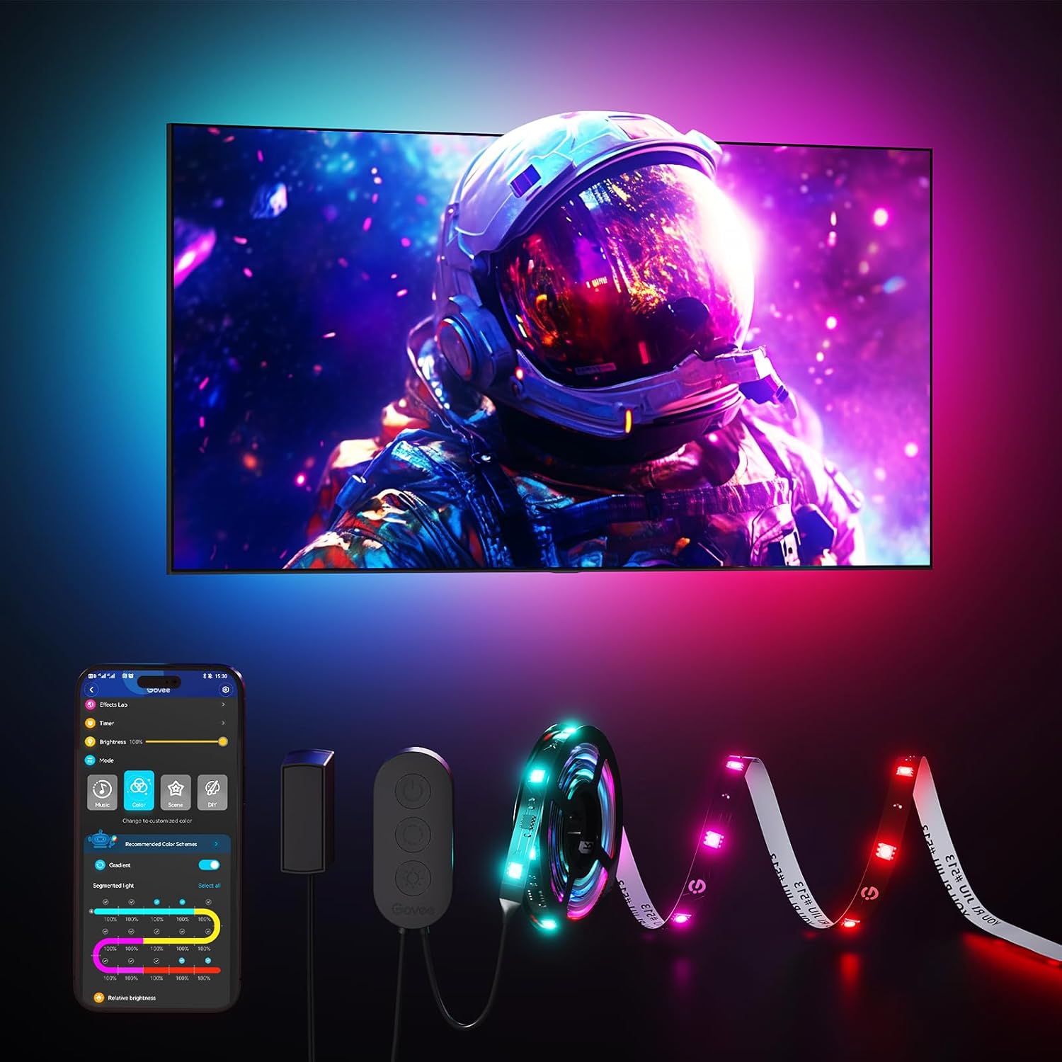 Govee TV LED Backlight, RGBIC LED Lights for TV