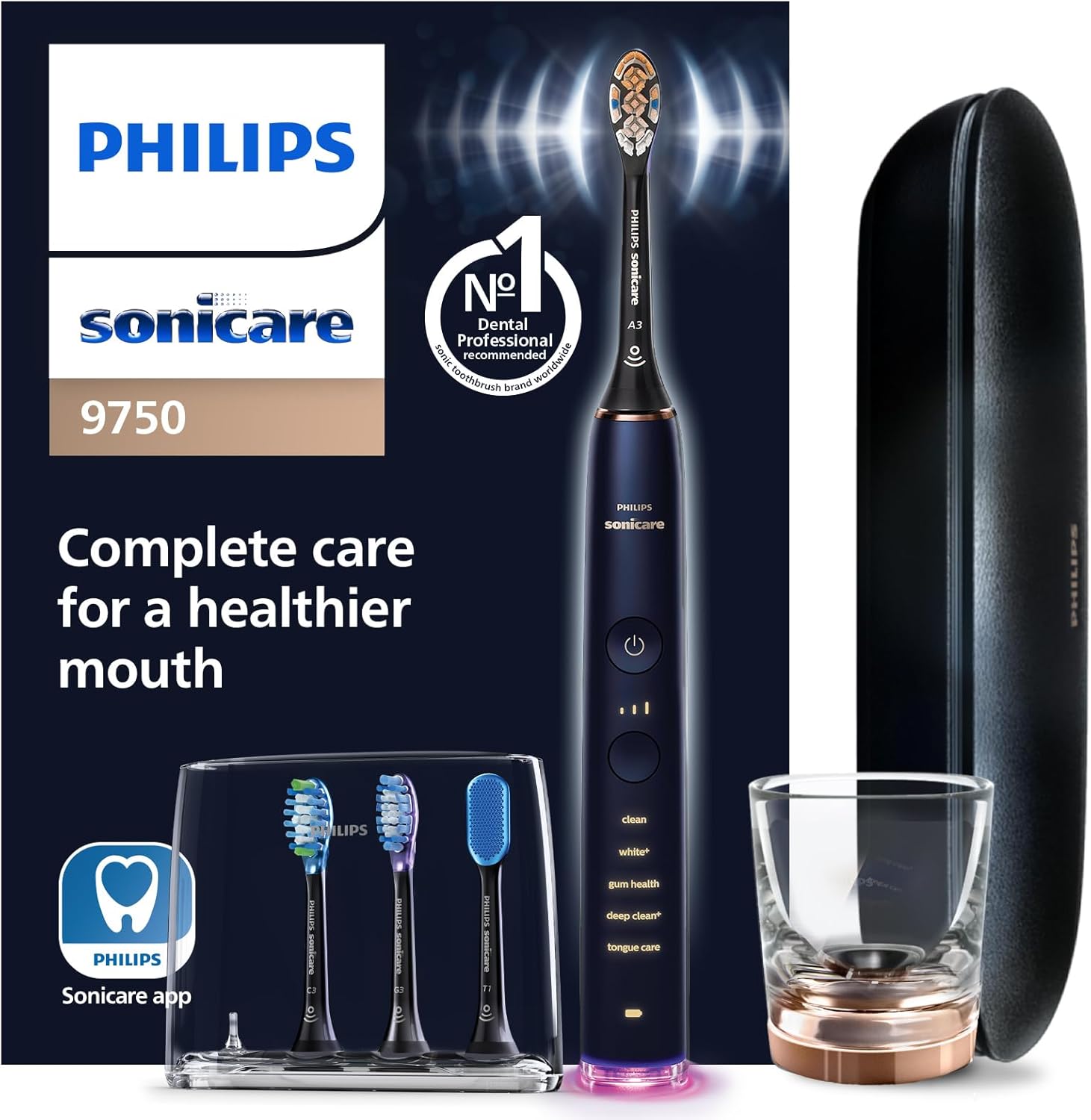  Philips Sonicare DiamondClean Smart 9750 in Lunar Blue