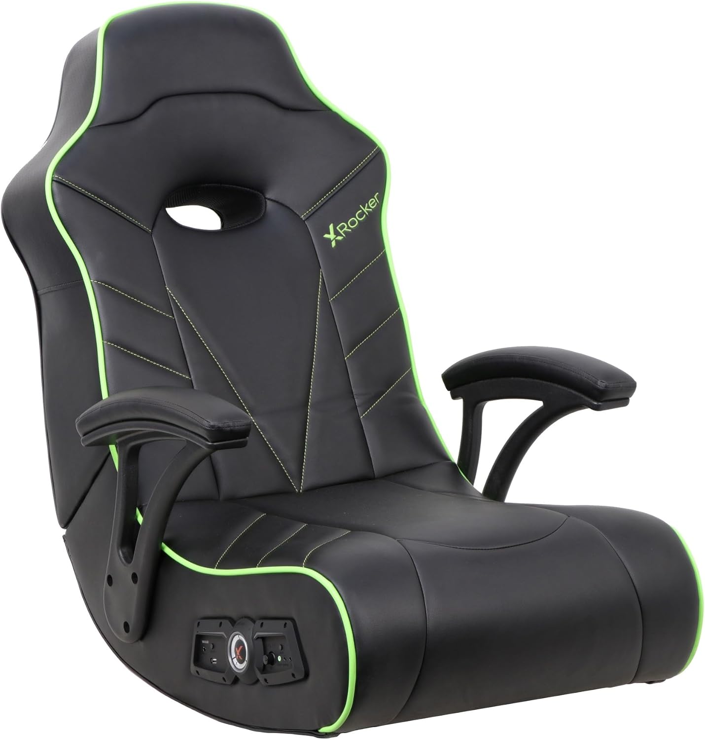 X Rocker Video Gaming Floor Rocker Chair with Built-in Audio 