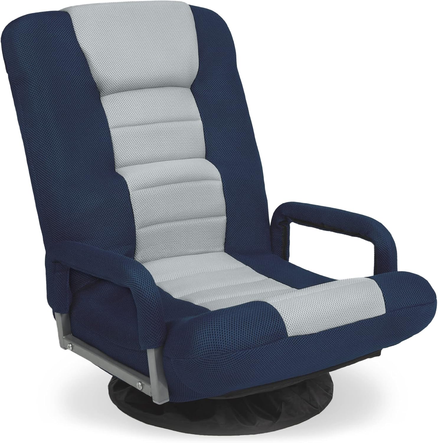 Best Choice Products Swivel Gaming Chair Rocker - Blue/Gray 